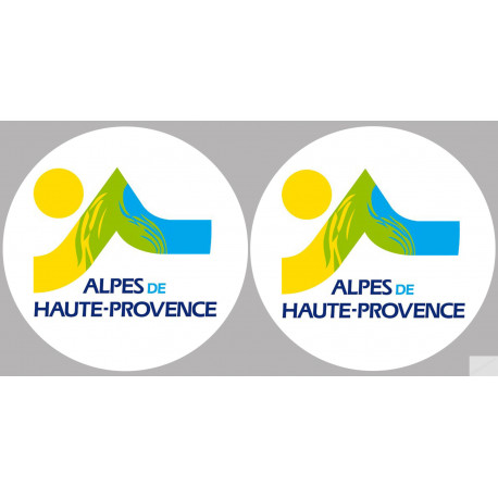 Département des Alpes de Haute-Provence 04  - 2x10cm - Sticker/autocollant