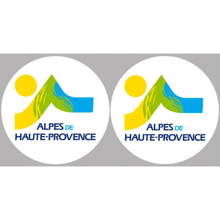 Département des Alpes de Haute-Provence 04  - 2x10cm - Sticker/autocollant