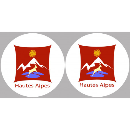 Les Hautes Alpes 05  - 2x10cm - Sticker/autocollant