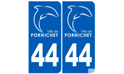 immatriculation 44 Pornichet - Sticker/autocollant