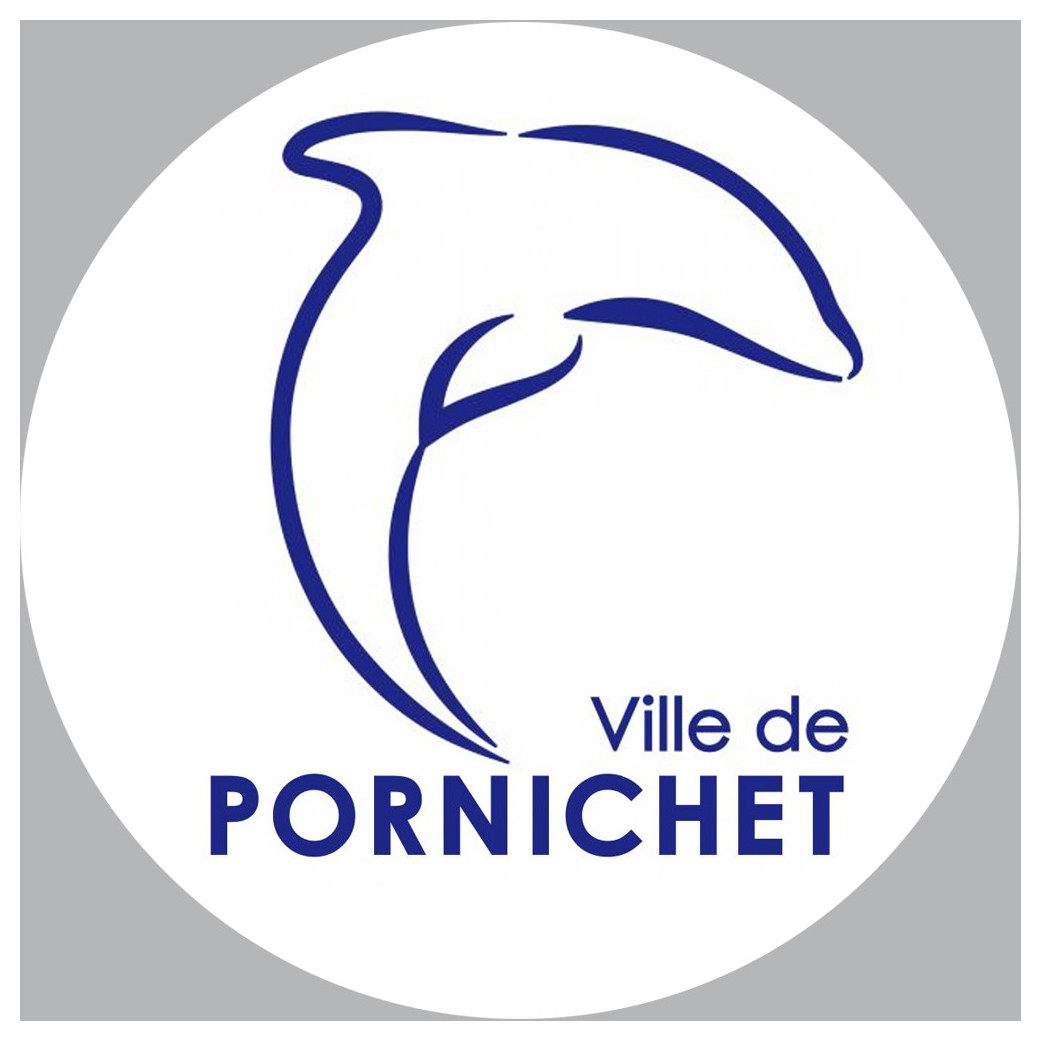 Pornichet (20cm) - Sticker/autocollant