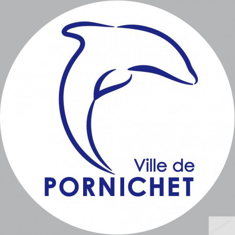 Pornichet (20cm) - Sticker/autocollant