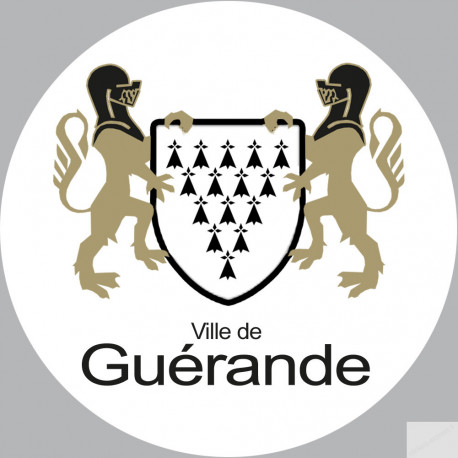 Guérande (20cm) - Sticker/autocollant