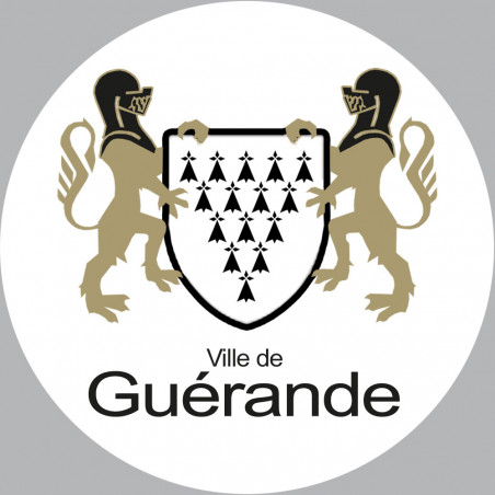 Guérande (20cm) - Sticker/autocollant