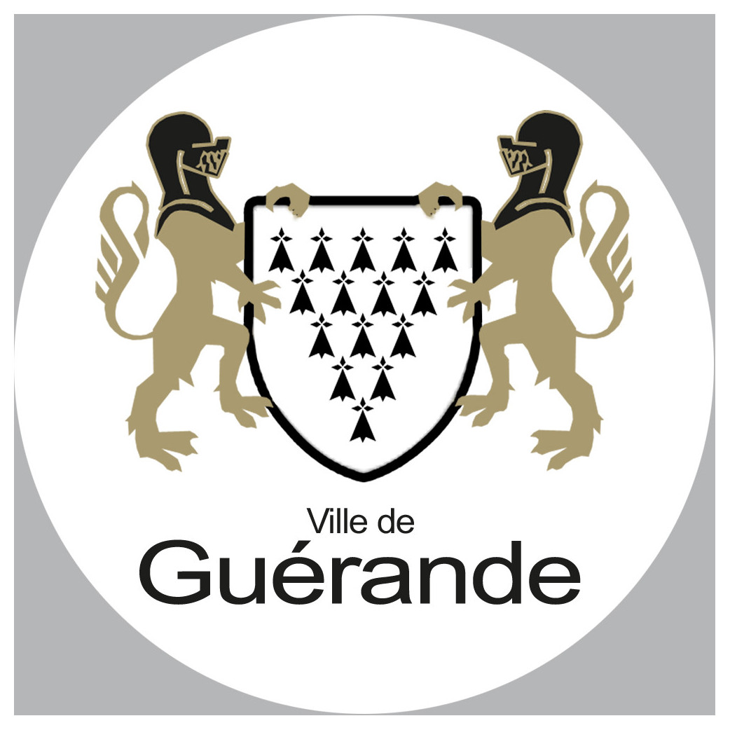Guérande - 15cm - Sticker/autocollant