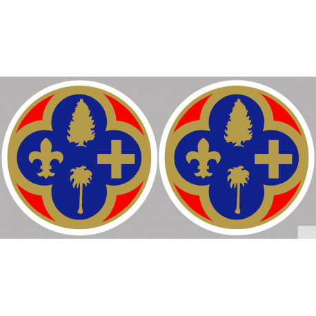 Les Alpes Maritimes 06  - 2x10cm - Sticker/autocollant