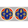 Les Alpes Maritimes 06  - 2x10cm - Sticker/autocollant