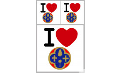 Alpes Maritimes (06) - 1fois 10cm - 2fois 5cm - Sticker/autocollant