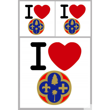 Alpes Maritimes (06) - 1fois 10cm - 2fois 5cm - Sticker/autocollant