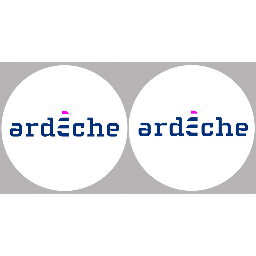 l'Ardèche 07  - 2x10cm - Sticker/autocollant