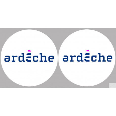 l'Ardèche 07  - 2x10cm - Sticker/autocollant