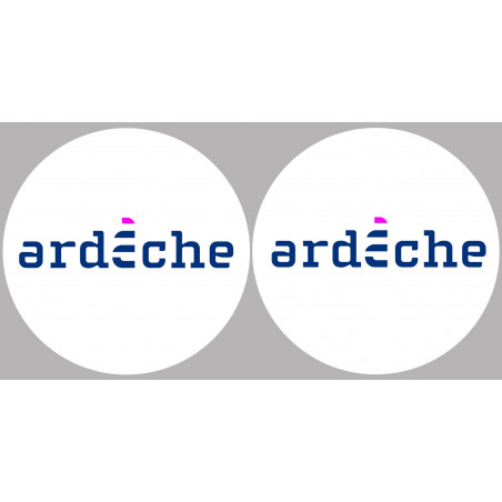 l'Ardèche 07  - 2x10cm - Sticker/autocollant