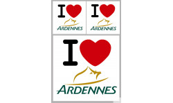 Ardennes (08) - 1fois 10cm - 2fois 5cm - Sticker/autocollant