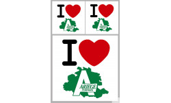 Ariège (09) - 1fois 10cm - 2fois 5cm - Sticker/autocollant