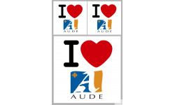 Aude (11) - 1fois 10cm - 2fois 5cm - Sticker/autocollant
