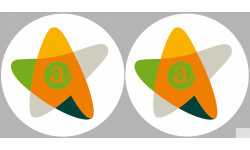 L'Aveyron 12  - 2fois 10cm - Sticker/autocollant