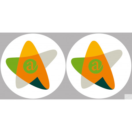 L'Aveyron 12  - 2fois 10cm - Sticker/autocollant