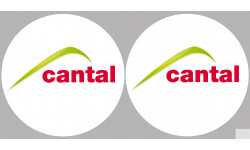 Cantal 15  - 2fois 10cm - Sticker/autocollant