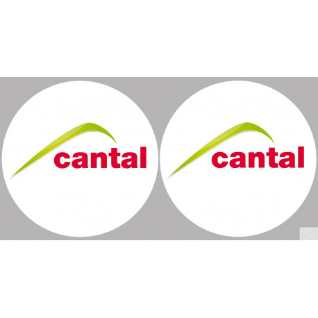 Cantal 15  - 2fois 10cm - Sticker/autocollant