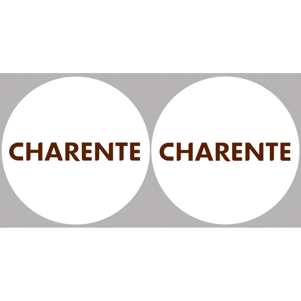 La Charente 16  - 2fois 10cm - Sticker/autocollant