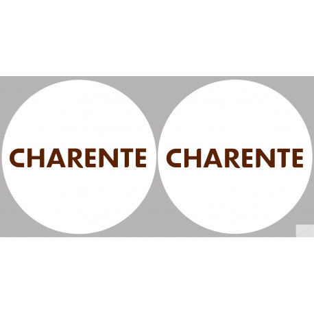 La Charente 16  - 2fois 10cm - Sticker/autocollant
