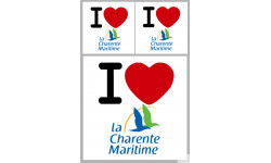 Charente Maritime (17) - 1fois 10cm - 2fois 5cm - Sticker/autocollant