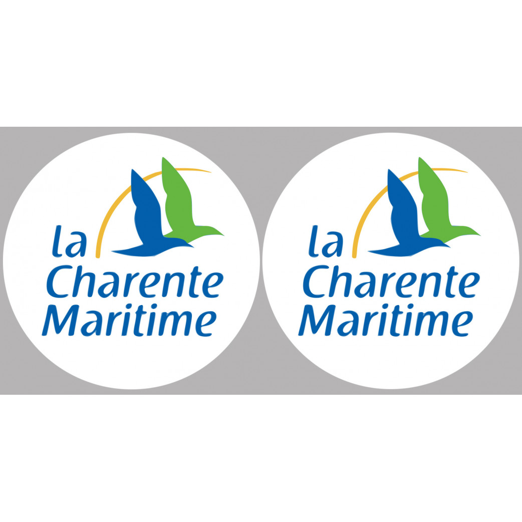 La Charente Maritime 17  - 2fois 10cm - Sticker/autocollant