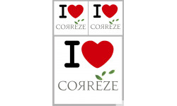 Corrèze (19) - 1fois 10cm - 2fois 5cm - Sticker/autocollant