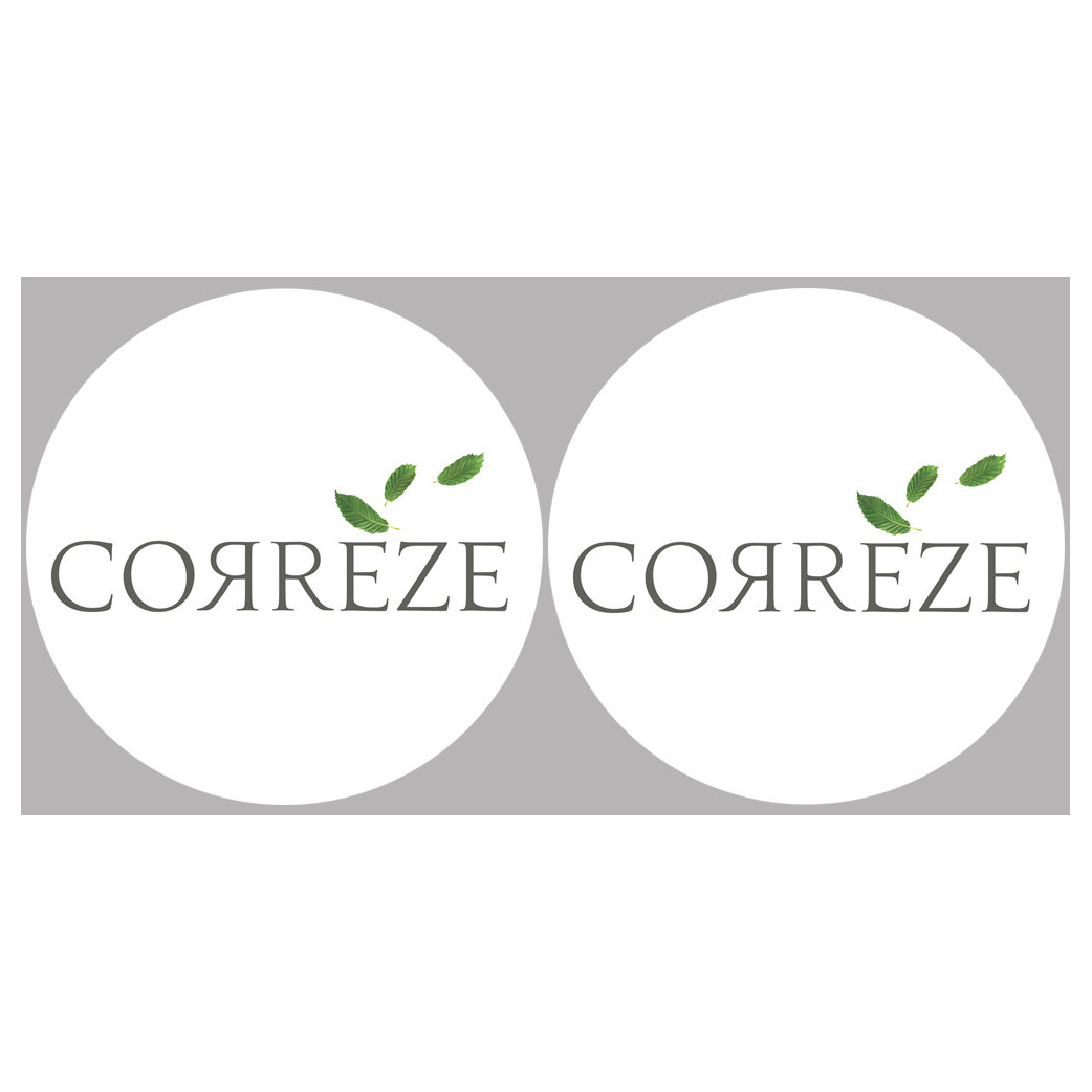 La Corrèze 19 - 2fois 10cm - Sticker/autocollant