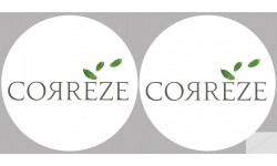 La Corrèze 19 - 2fois 10cm - Sticker/autocollant