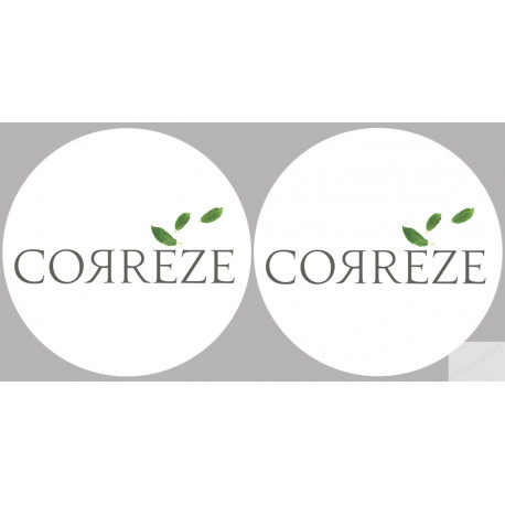 La Corrèze 19 - 2fois 10cm - Sticker/autocollant La Corrèze 19 - 2fois 10cm - Sticker/autocollant