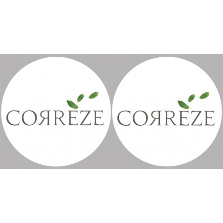 La Corrèze 19 - 2fois 10cm - Sticker/autocollant