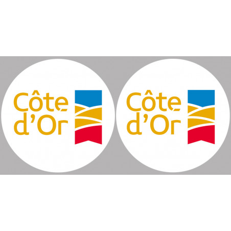 La Côte d'Or 21 - 2fois 10cm - Sticker/autocollant