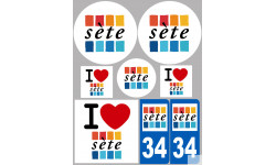 ville de Sète (kit) - Sticker/autocollant