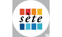 Sète - 15cm - Sticker/autocollant