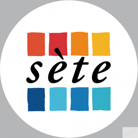 Sète - 15cm - Sticker/autocollant