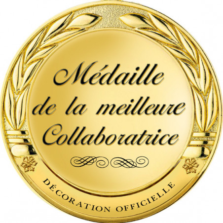 Stickers / autocollant Médaille du meilleur collaborateur
