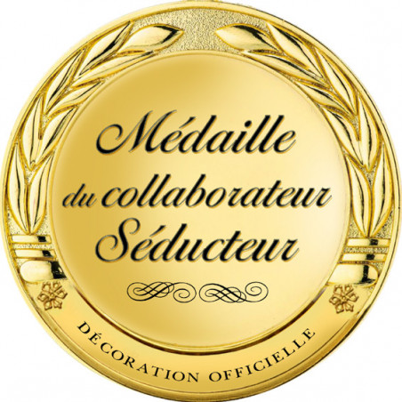 Stickers / autocollant Médaille de la meilleure collaboratrice