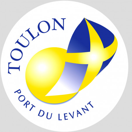 Toulon - 20cm - Sticker/autocollant