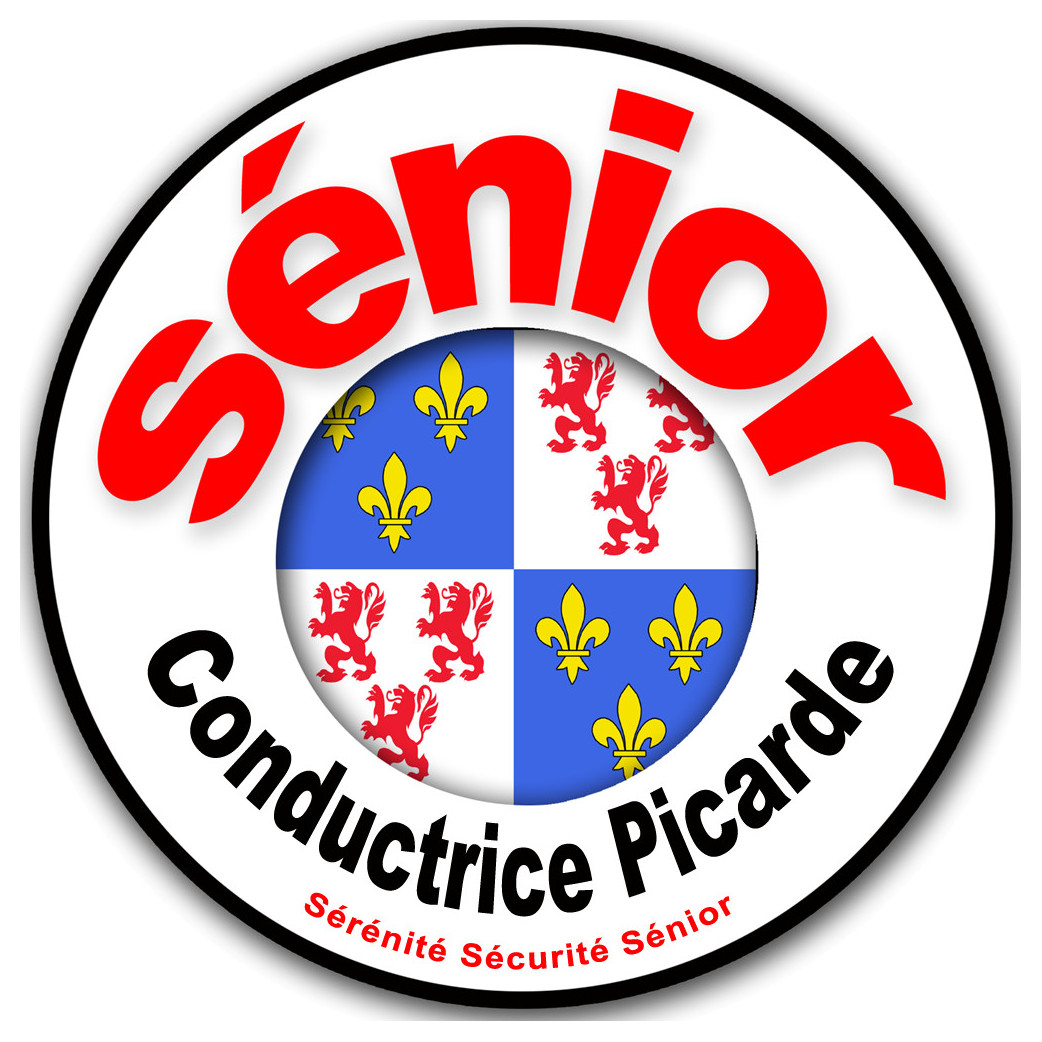 conductrice Sénior Picarde - 10cm - Sticker/autocollant