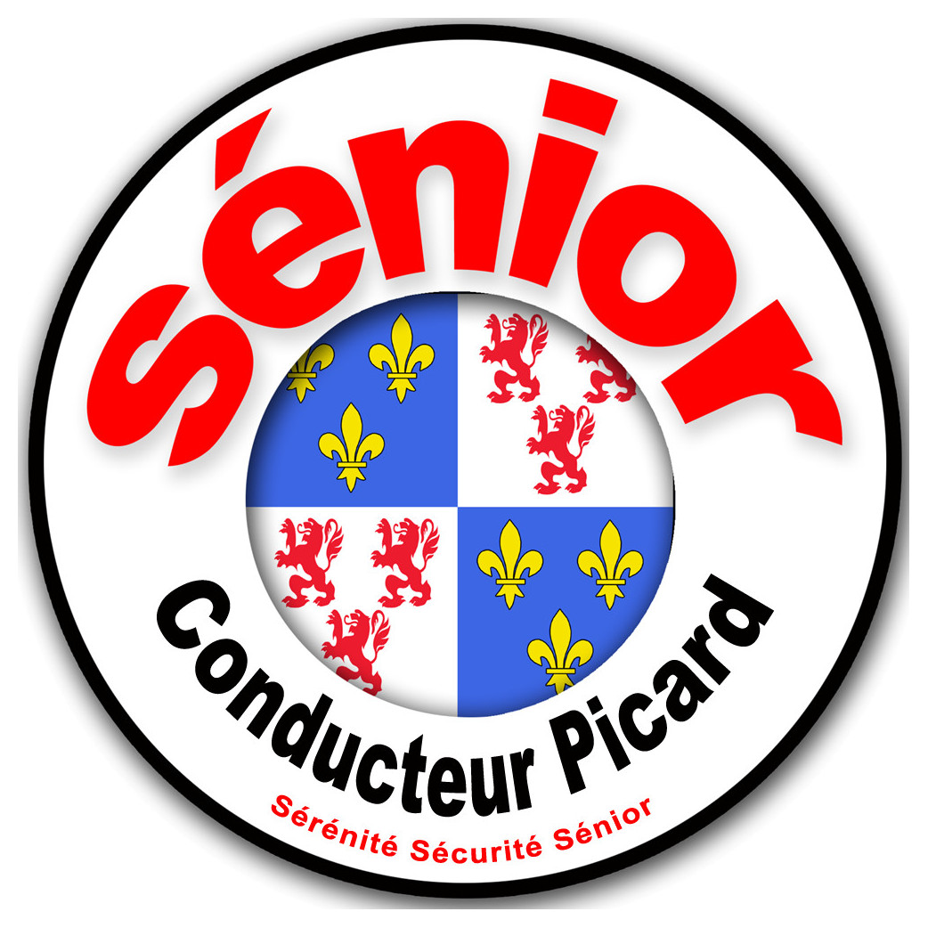 conducteur Sénior Picard - 15cm - Sticker/autocollant