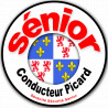 conducteur Sénior Picard - 15cm - Sticker/autocollant