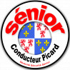 Conducteur Sénior Picard - 10cm - Sticker/autocollant