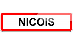 Niçois - 15x4 cm - Sticker/autocollant