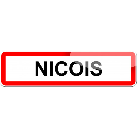 Niçois - 15x4 cm - Sticker/autocollant