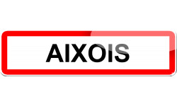 Aixois - 15x4 cm - Sticker/autocollant