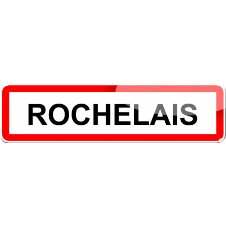 Rochelais - 15x4 cm - Sticker/autocollant