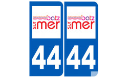 immatriculation 44 Batz sur Mer - Sticker/autocollant