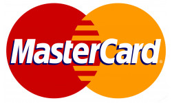 Paiement carte MasterCard accepté - 10x6cm - Sticker/autocollant