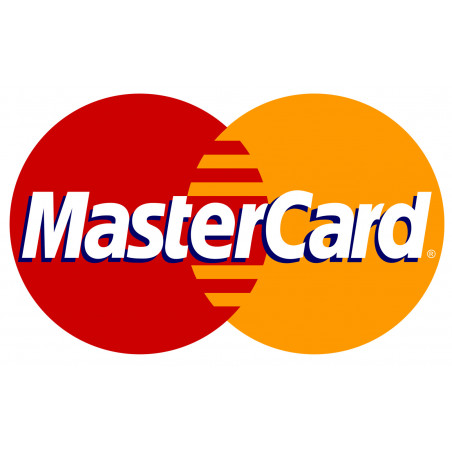 Paiement carte MasterCard accepté - 10x6cm - Sticker/autocollant